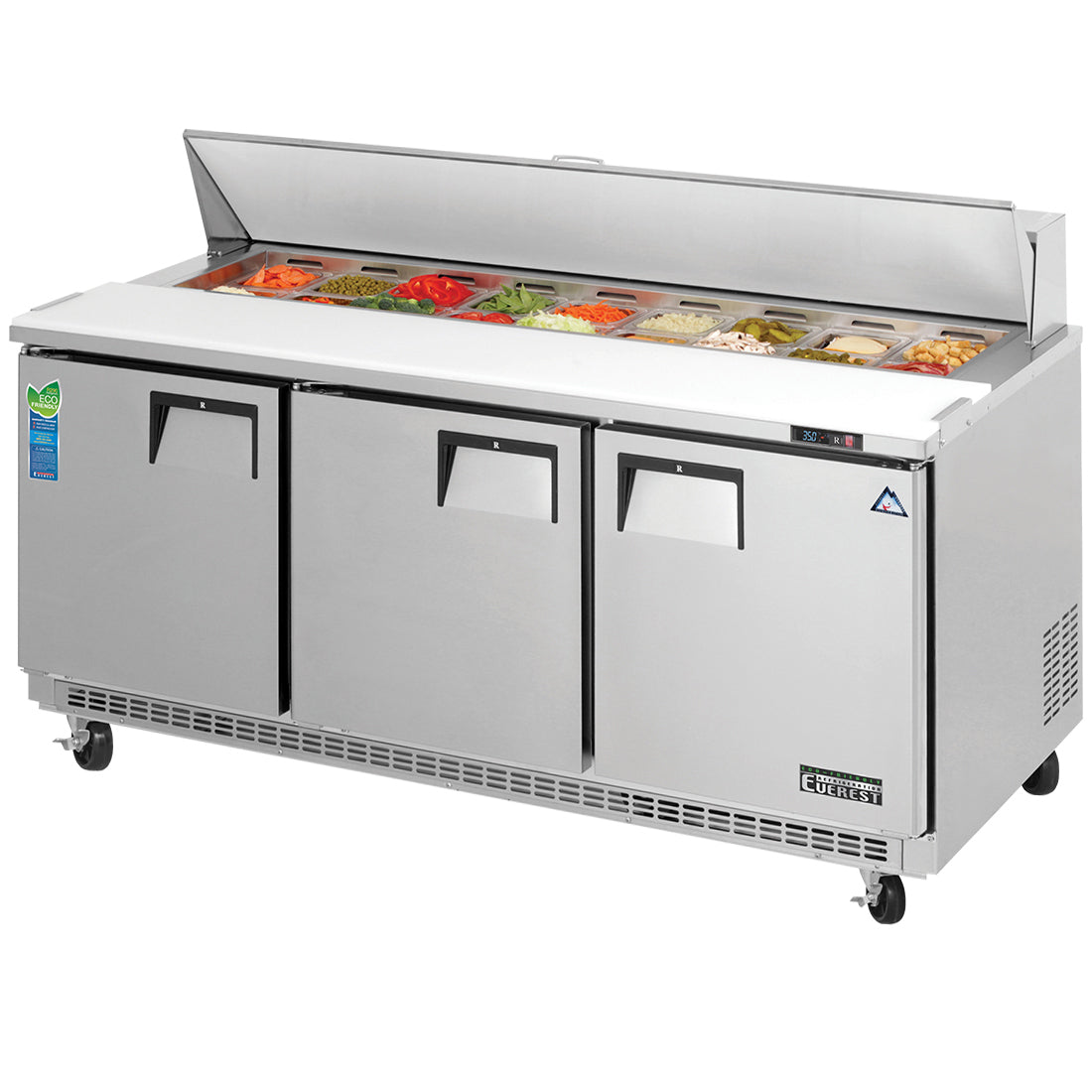 EHR180-3(800) Austune Everest Back Mount Prep Table Narrow 180