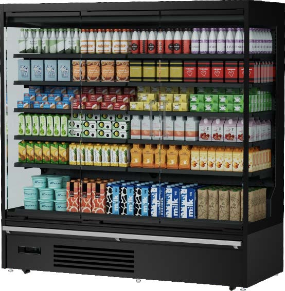Plug in Multideck with Tempered Glass Door