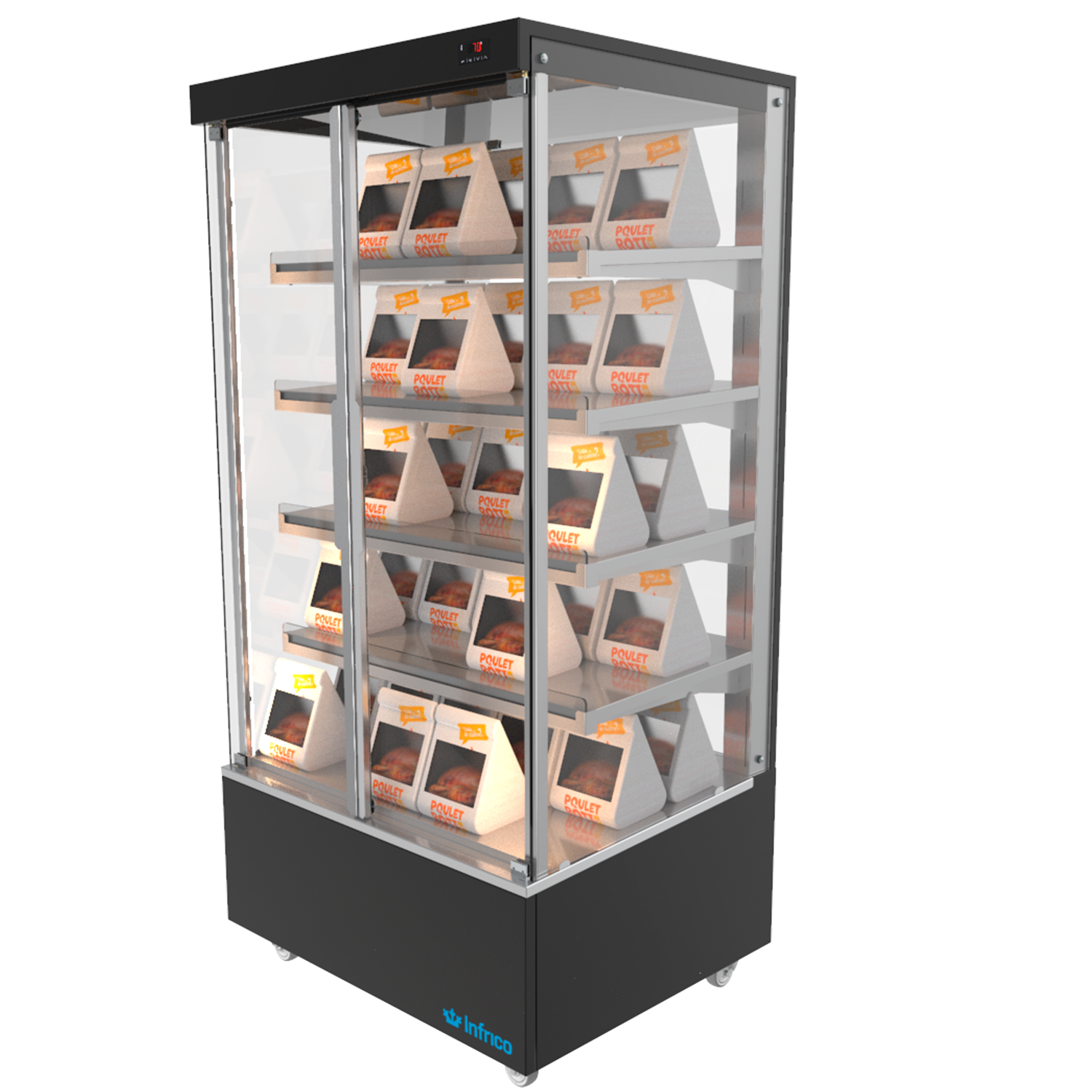 HOT DISPLAY CABINET and BANQUET TROLLEYS