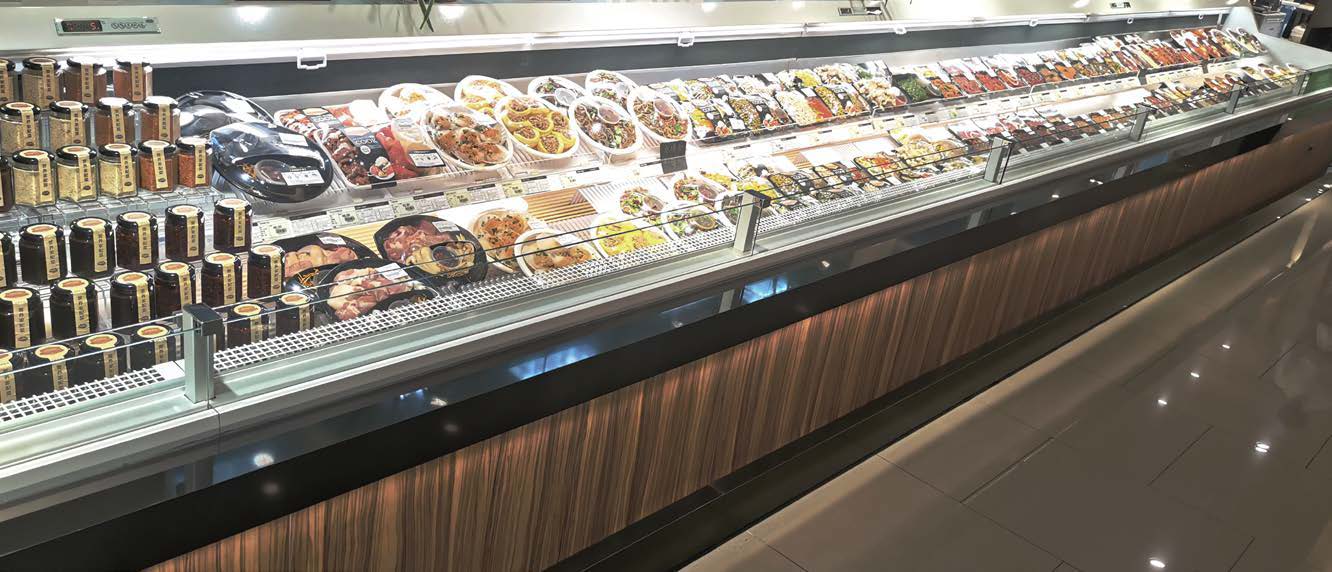 SCU Ivian Series Double Shelf Service Counter