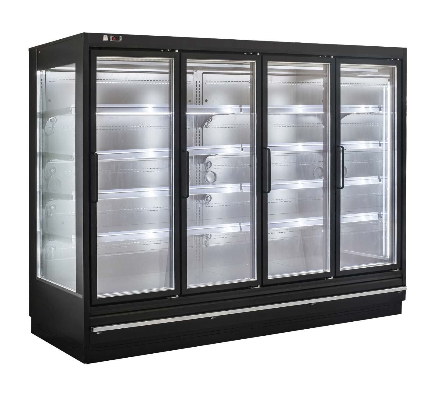 CD Remote Display fridge transparent Side glass panel