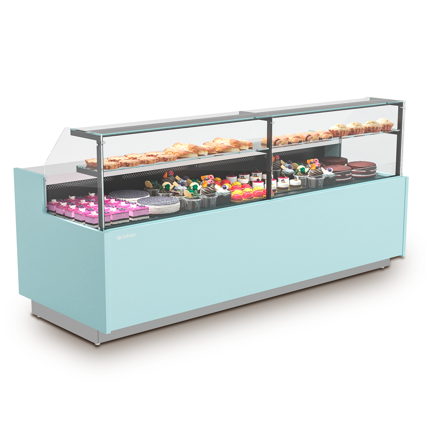 Pastry Display W storage MAGNUS