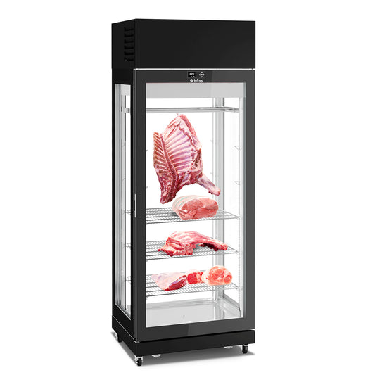 AMC6714L BLAC, WHITE DRY AGING MEAT CABINET