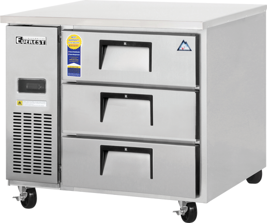 EUR90-3D Austune Everest 3 Drawers Fridge 906