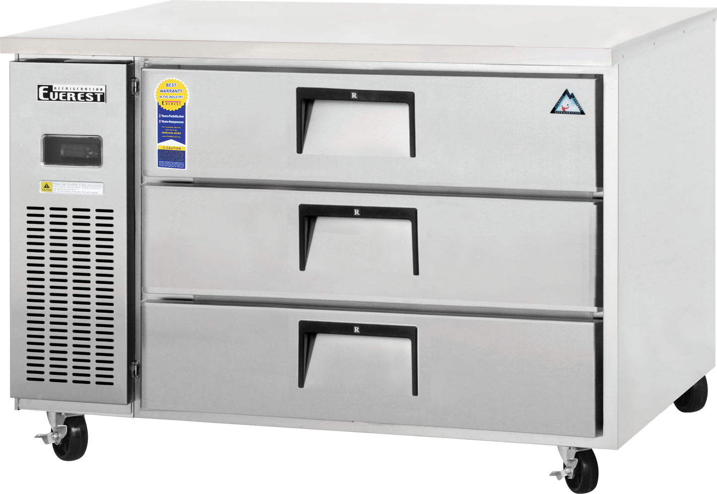 EUR120-3D Austune Everest 3 Drawers Fridge 1206