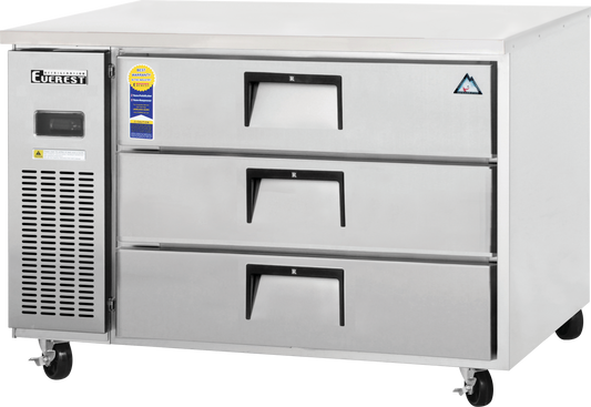 EUR120-3D Austune Everest 3 Drawers Fridge 1206