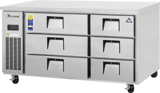EUR150-6D Austune Everest 6 Drawers Fridge 1506
