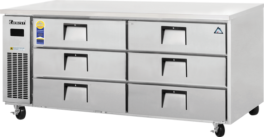 EUR180-6D Austune Everest 6 Drawers Fridge 1806