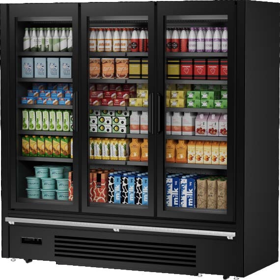 ELF 250GF SC-Multideck Glass Door Freezer Plug-in 2620 – Austune