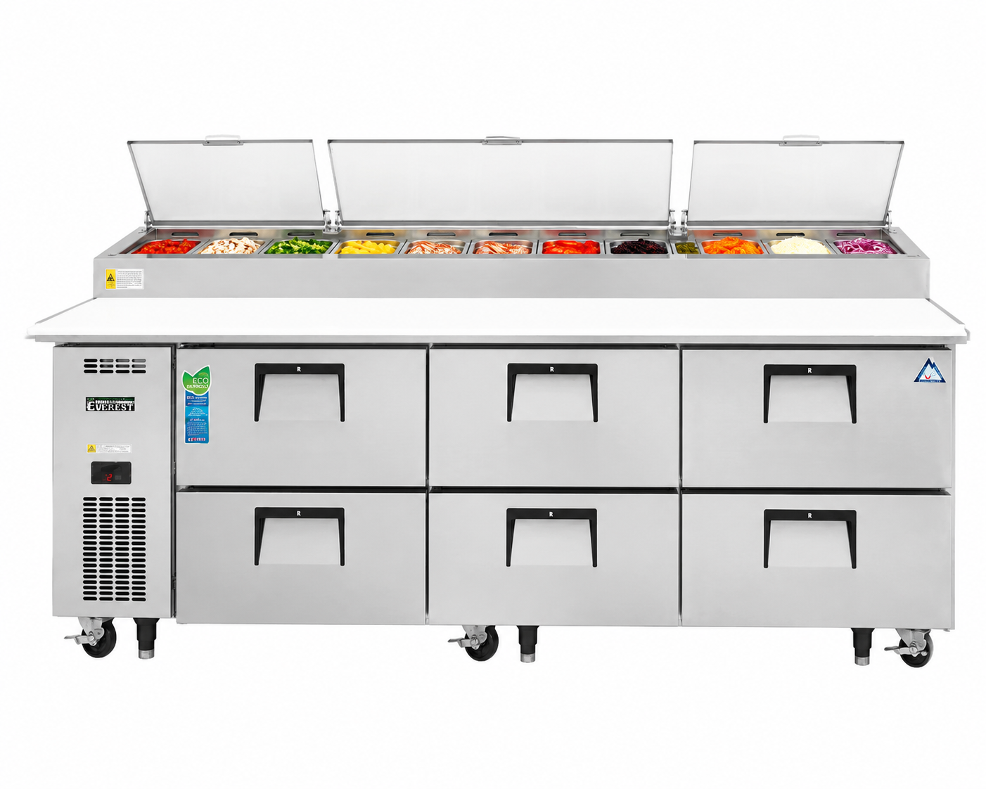 EPT240-(800)D6 Austune E Series 6 Drawer Pizza Table 2400