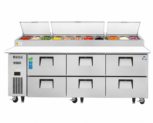 EPT240-(800)D6 Austune E Series 6 Drawer Pizza Table 2400