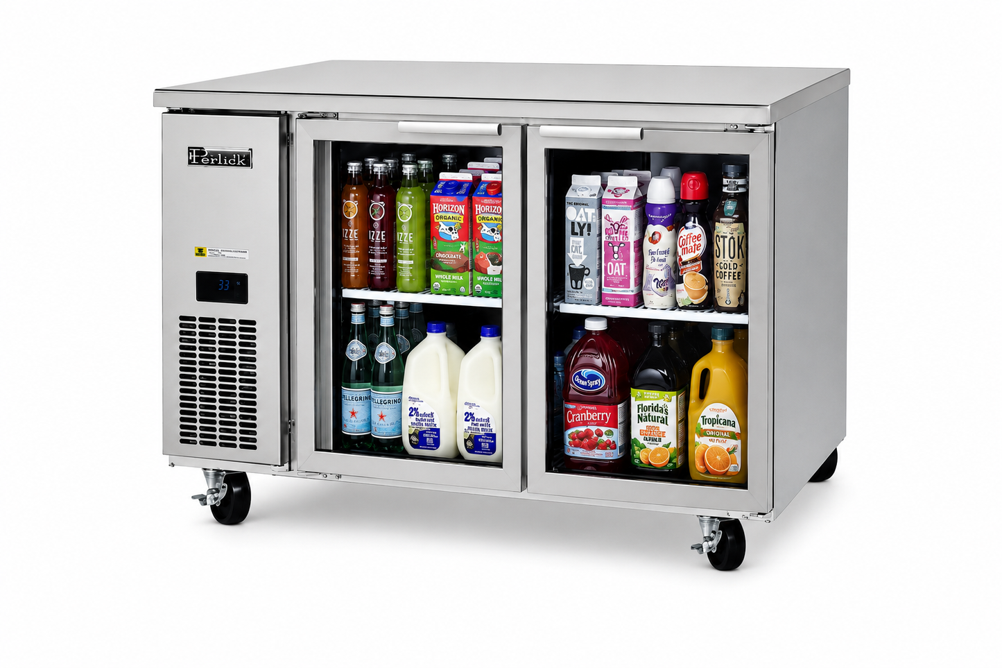 EUG120-2 Austune E Series 2 Glass Door Chiller 1200