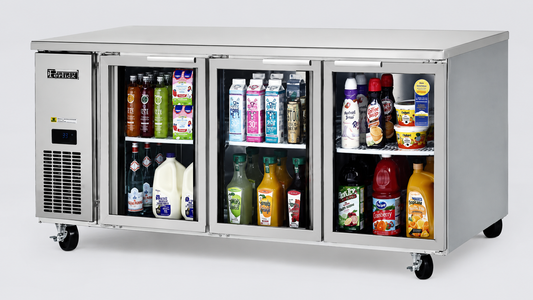 EUG180-3 Austune E Series 3 Glass Door Chiller 1800
