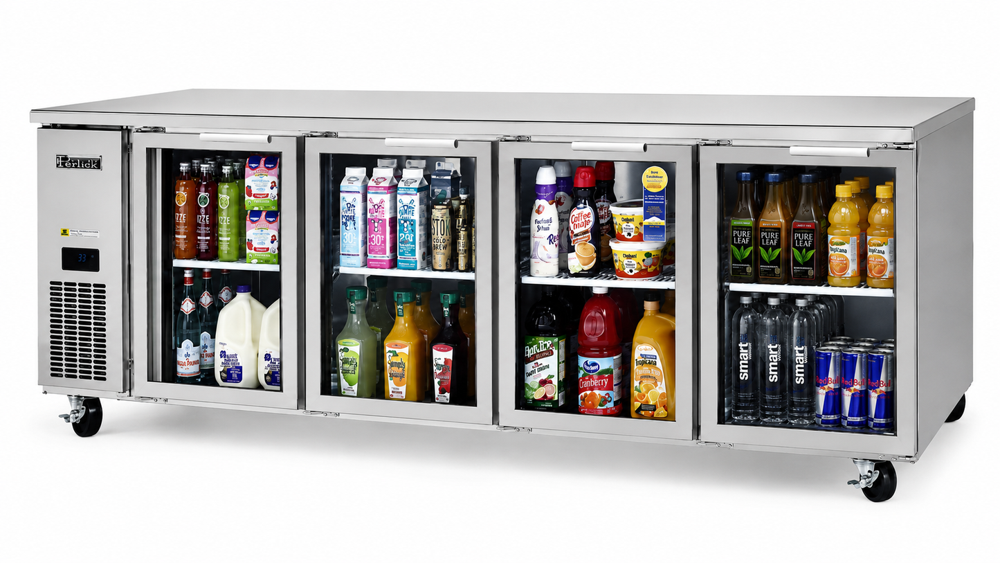 EUG240-4 Austune E Series 4 Glass Door Chiller 2370