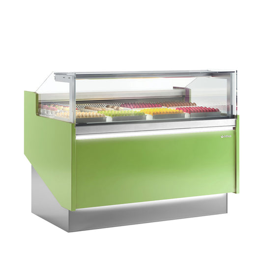 VLY 25 LG Pastry Display LYON Low Glass