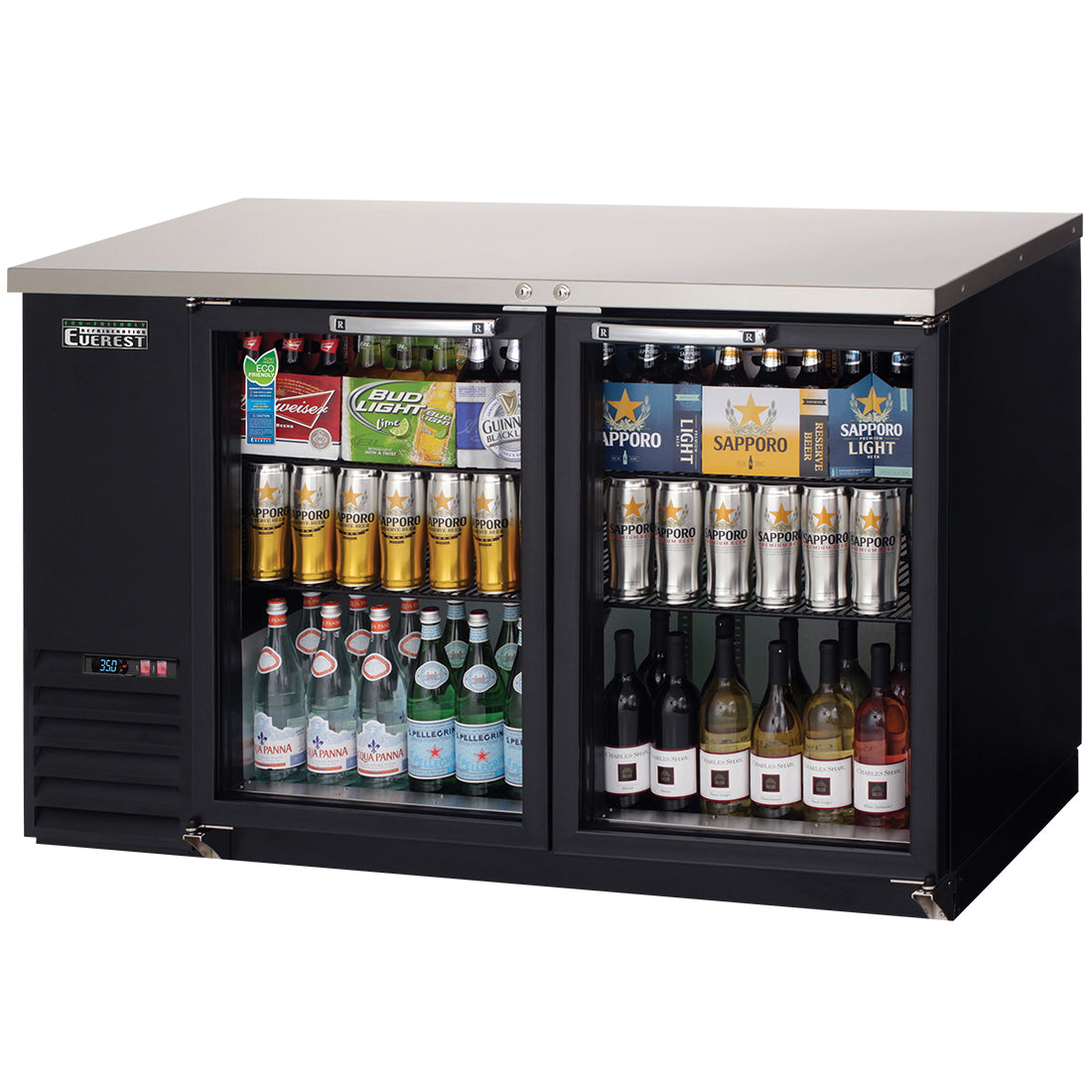 E146BBG Austune E Series Glass Door Back Bar Cooler 146