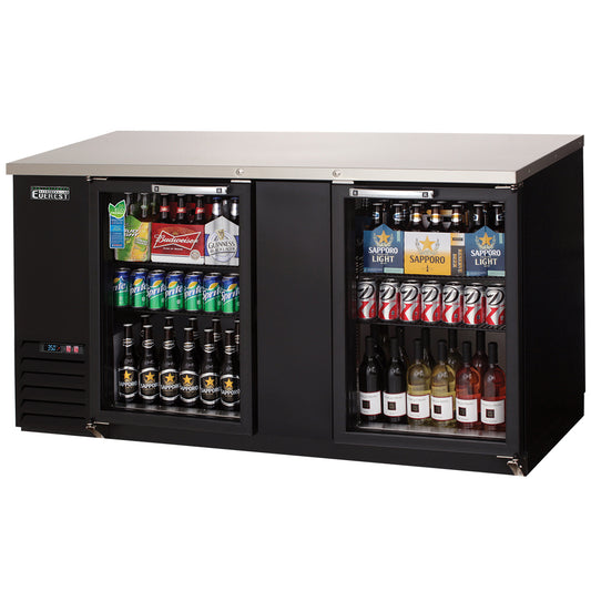 E172BBG Austune E Series Glass Door Back Bar Cooler 172