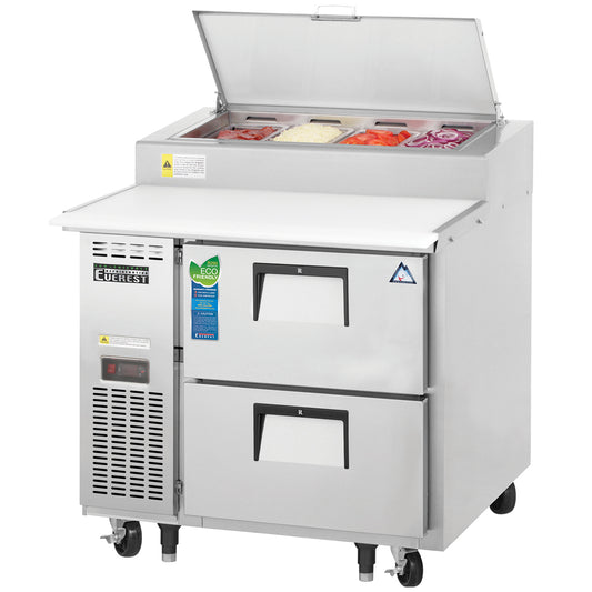 EPT90-(800)D2 Austune E Series 2 Drawer Pizza Table 900
